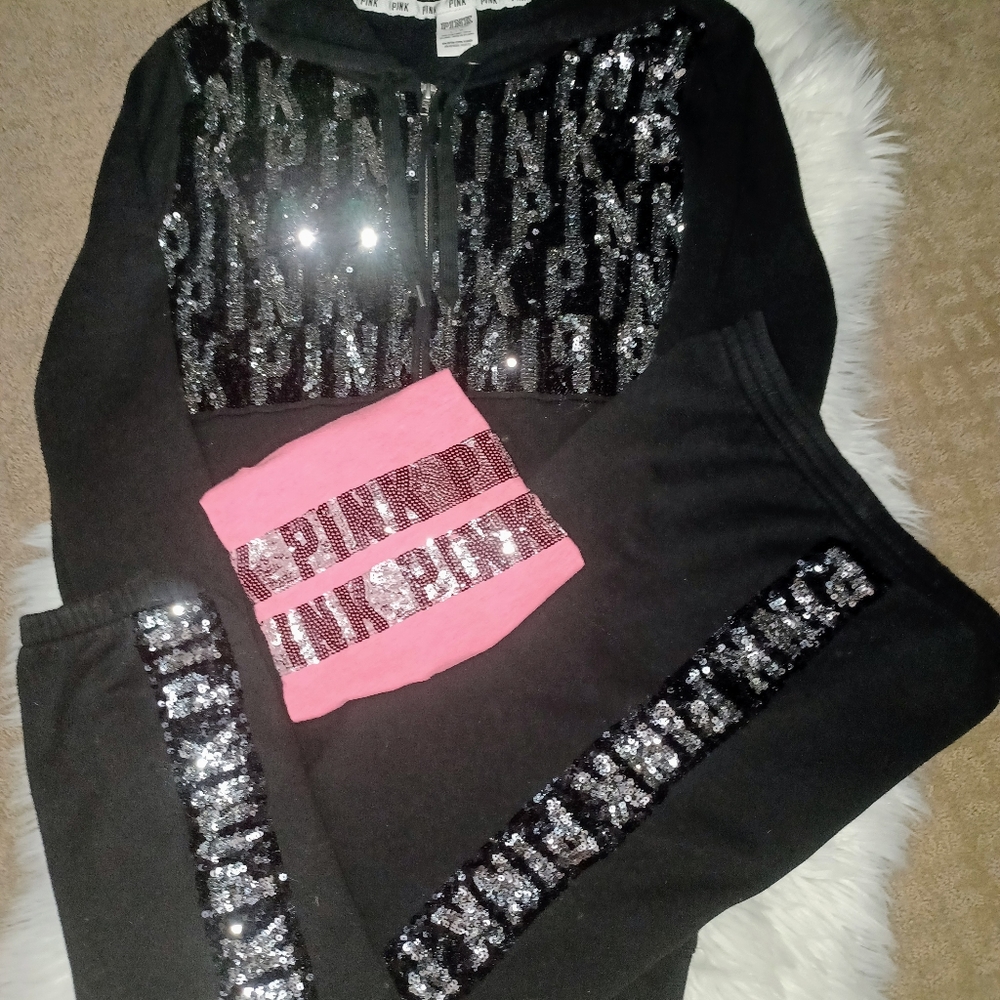 VS PINK RARE FIND 2014 3PCS OUTFIT GORGEOUS